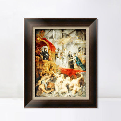 INVIN ART Framed Canvas Art Giclee Print Series#032 by Peter Paul Rubens Wall Art Living Room Home Office Decorations