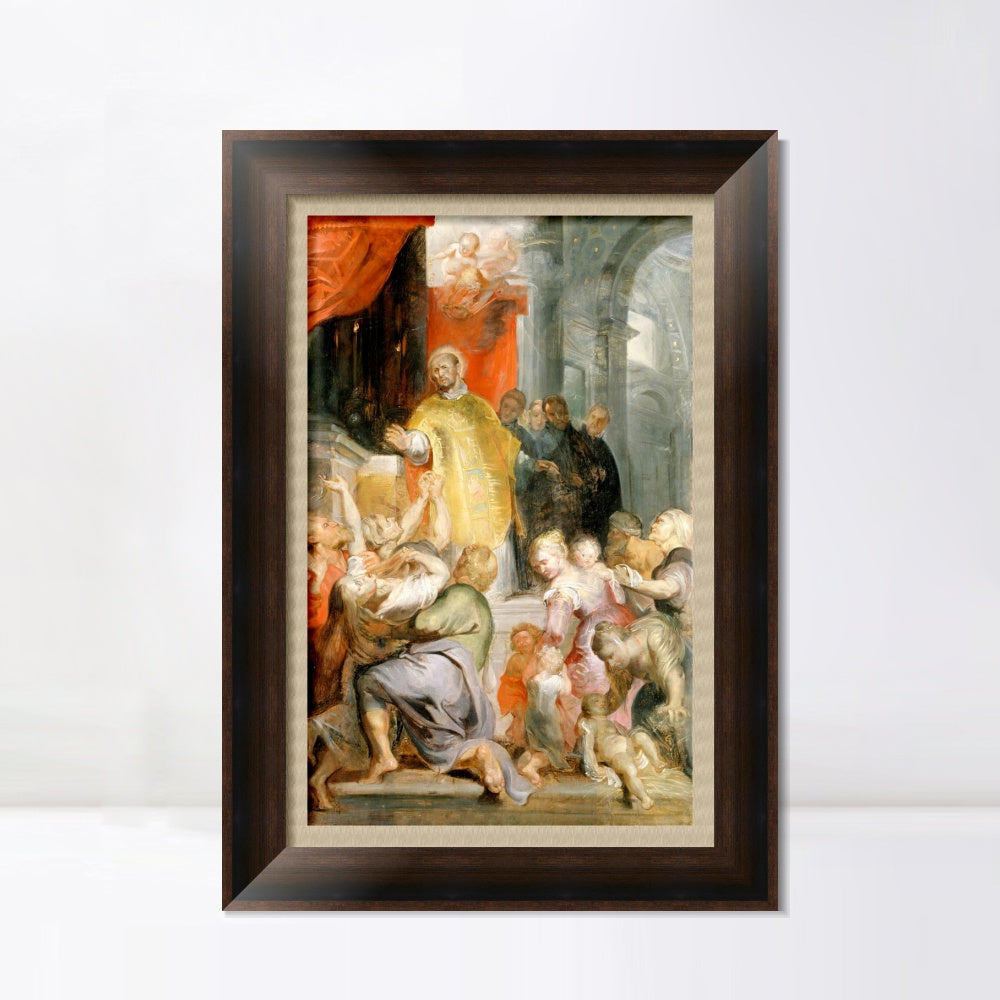 INVIN ART Framed Canvas Art Giclee Print Series#034 by Peter Paul Rubens Wall Art