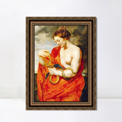 INVIN ART Framed Canvas Art Giclee Print Series#035 by Peter Paul Rubens Wall Art Living Room Home Office Decorations