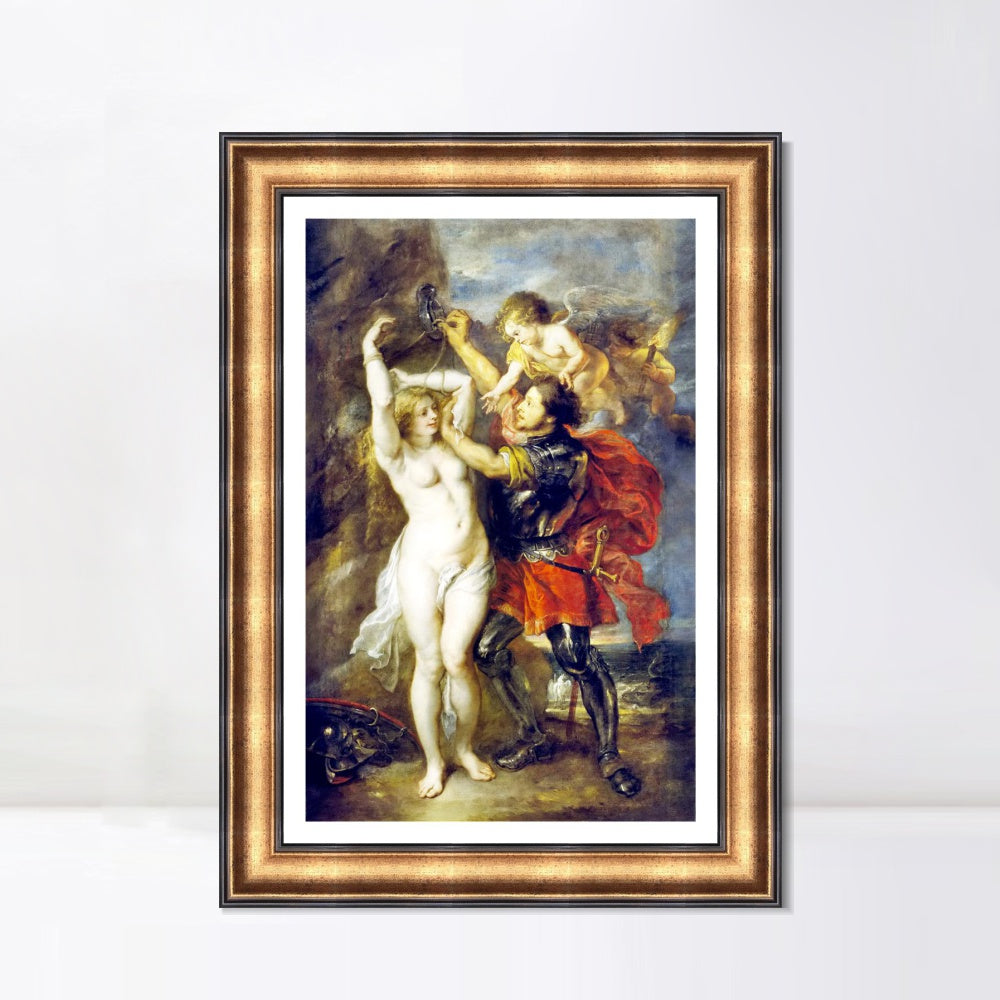 INVIN ART Framed Canvas Art Giclee Print Series#036 by Peter Paul Rubens Wall Art