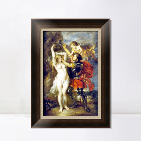 INVIN ART Framed Canvas Art Giclee Print Series#036 by Peter Paul Rubens Wall Art Living Room Home Office Decorations