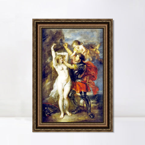 INVIN ART Framed Canvas Art Giclee Print Series#036 by Peter Paul Rubens Wall Art Living Room Home Office Decorations