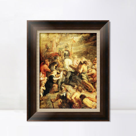 INVIN ART Framed Canvas Art Giclee Print Series#038 by Peter Paul Rubens Wall Art Living Room Home Office Decorations