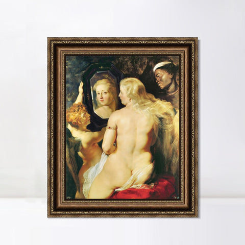 INVIN ART Framed Canvas Art Giclee Print Series#039 by Peter Paul Rubens Wall Art Living Room Home Office Decorations