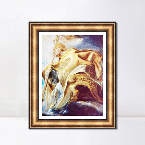 INVIN ART Framed Canvas Art Giclee Print Series#040 by Peter Paul Rubens Wall Art Living Room Home Office Decorations
