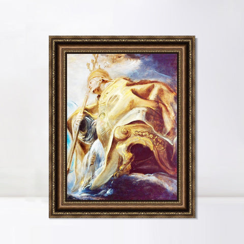INVIN ART Framed Canvas Art Giclee Print Series#040 by Peter Paul Rubens Wall Art Living Room Home Office Decorations