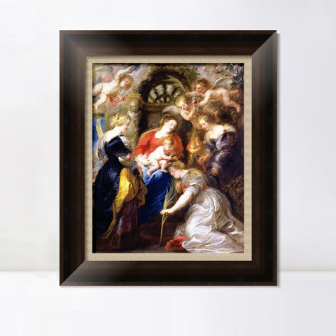 INVIN ART Framed Canvas Art Giclee Print Series#042 by Peter Paul Rubens Wall Art Living Room Home Office Decorations