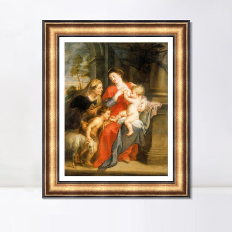 INVIN ART Framed Canvas Art Giclee Print Series#044 by Peter Paul Rubens Wall Art Living Room Home Office Decorations