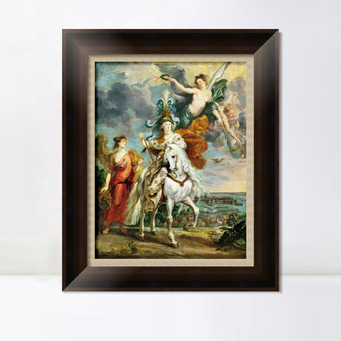 INVIN ART Framed Canvas Art Giclee Print Series#046 by Peter Paul Rubens Wall Art Living Room Home Office Decorations