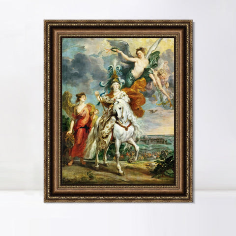 INVIN ART Framed Canvas Art Giclee Print Series#046 by Peter Paul Rubens Wall Art Living Room Home Office Decorations