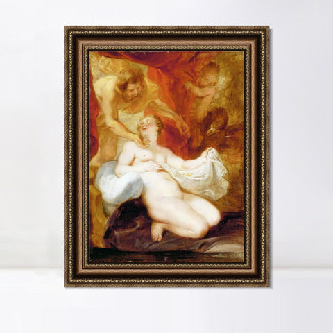 INVIN ART Framed Canvas Art Giclee Print Series#047 by Peter Paul Rubens Wall Art Living Room Home Office Decorations