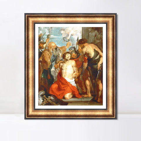 INVIN ART Framed Canvas Art Giclee Print Series#049 by Peter Paul Rubens Wall Art Living Room Home Office Decorations