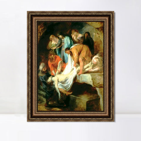 INVIN ART Framed Canvas Art Giclee Print Series#051 by Peter Paul Rubens Wall Art Living Room Home Office Decorations