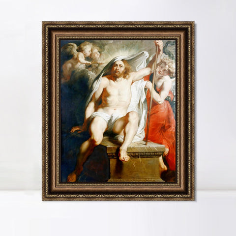 INVIN ART Framed Canvas Art Giclee Print Series#053 by Peter Paul Rubens Wall Art Living Room Home Office Decorations