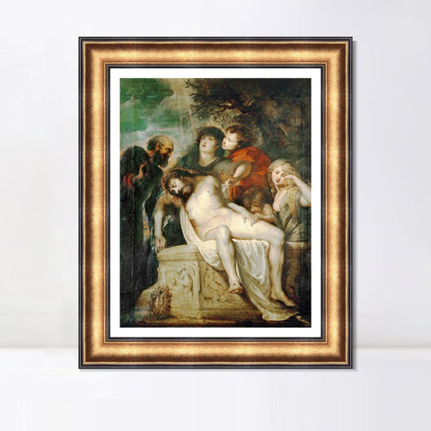 INVIN ART Framed Canvas Art Giclee Print Series#055 by Peter Paul Rubens Wall Art Living Room Home Office Decorations