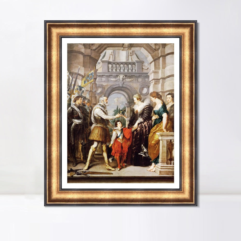INVIN ART Framed Canvas Art Giclee Print Series#056 by Peter Paul Rubens Wall Art