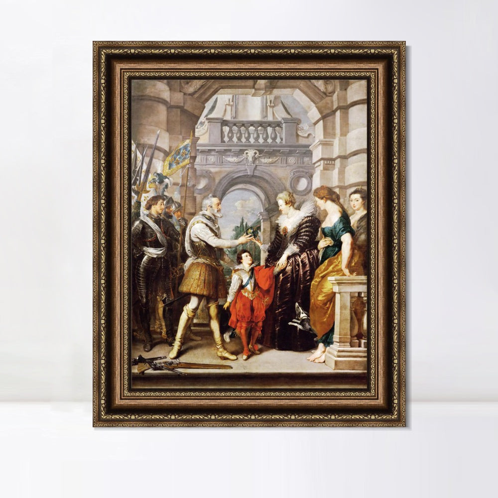 INVIN ART Framed Canvas Art Giclee Print Series#056 by Peter Paul Rubens Wall Art