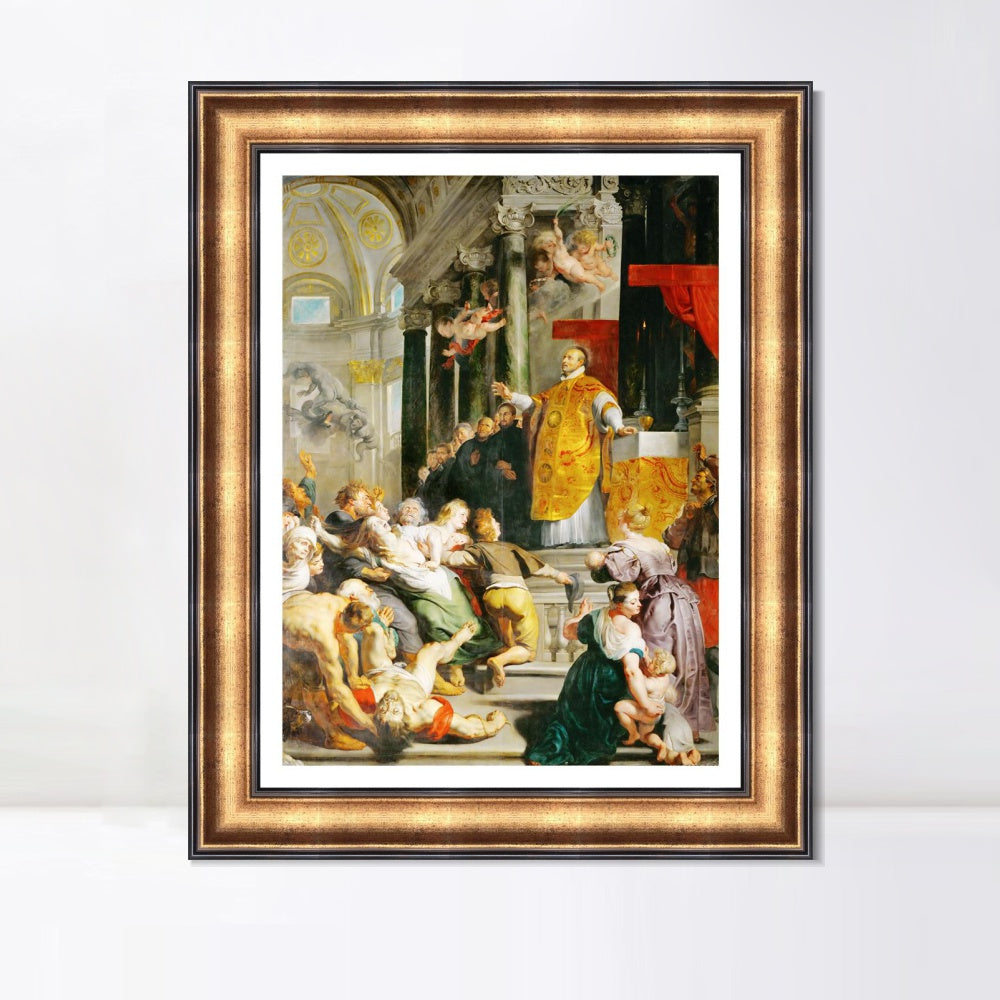 INVIN ART Framed Canvas Art Giclee Print Series#058 by Peter Paul Rubens Wall Art