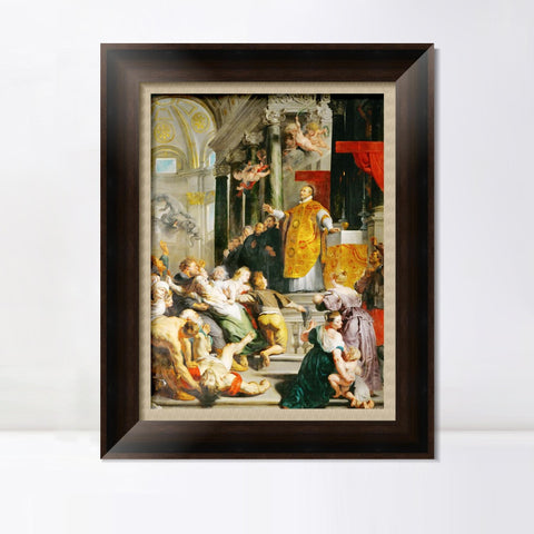 INVIN ART Framed Canvas Art Giclee Print Series#058 by Peter Paul Rubens Wall Art Living Room Home Office Decorations