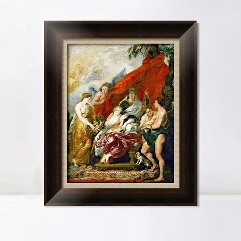 INVIN ART Framed Canvas Art Giclee Print Series#059 by Peter Paul Rubens Wall Art Living Room Home Office Decorations