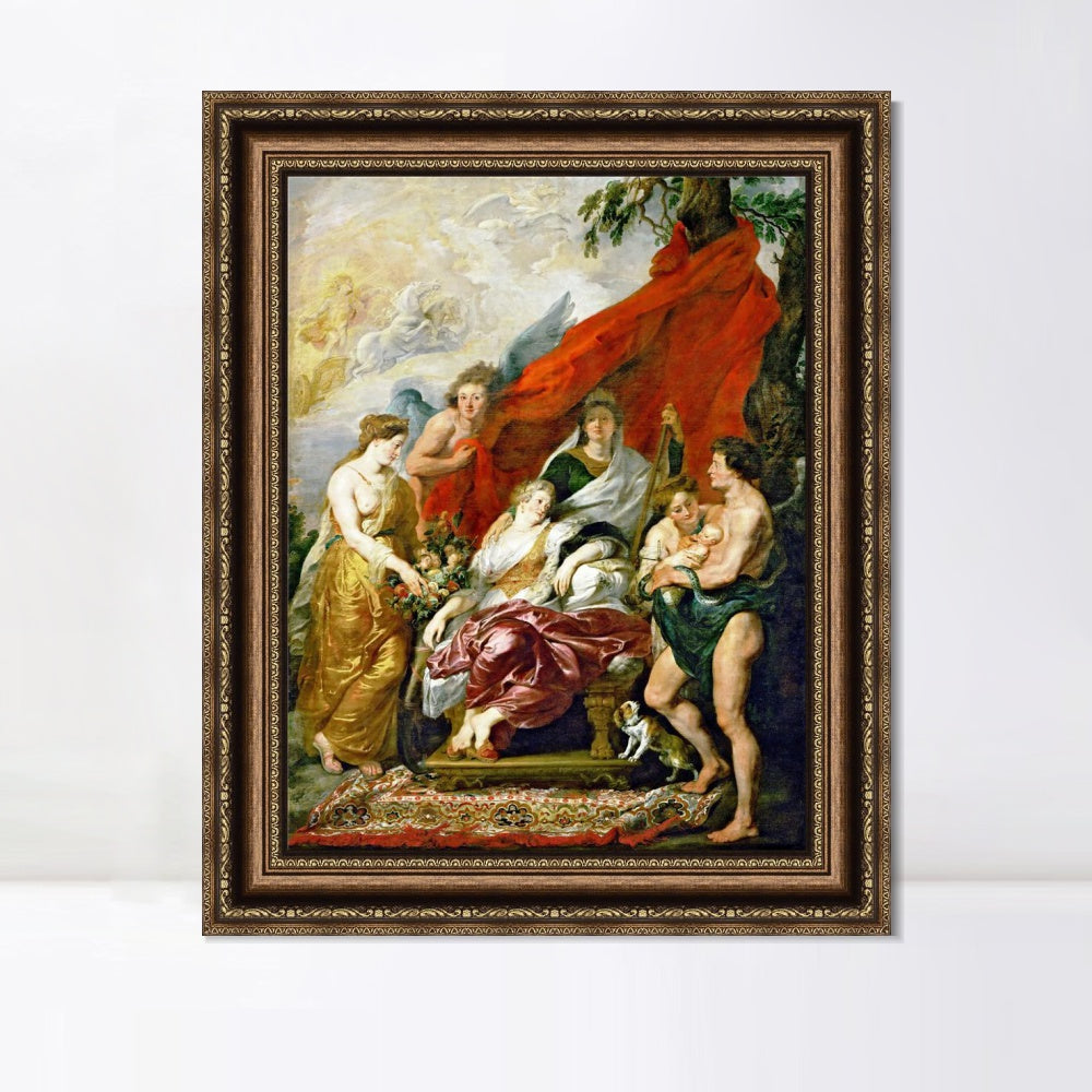 INVIN ART Framed Canvas Art Giclee Print Series#059 by Peter Paul Rubens Wall Art
