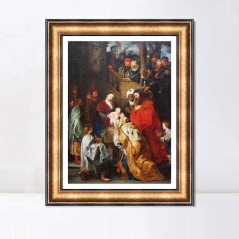 INVIN ART Framed Canvas Art Giclee Print Series#060 by Peter Paul Rubens Wall Art Living Room Home Office Decorations