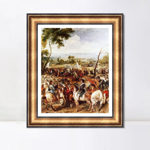 INVIN ART Framed Canvas Art Giclee Print Series#061 by Peter Paul Rubens Wall Art Living Room Home Office Decorations