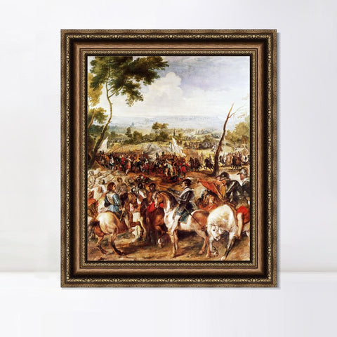 INVIN ART Framed Canvas Art Giclee Print Series#061 by Peter Paul Rubens Wall Art Living Room Home Office Decorations
