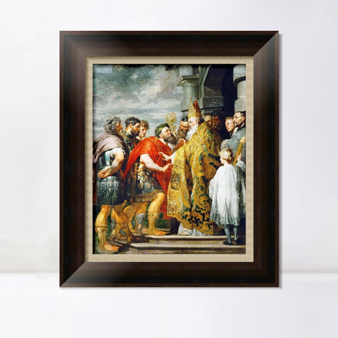 INVIN ART Framed Canvas Art Giclee Print Series#062 by Peter Paul Rubens Wall Art Living Room Home Office Decorations