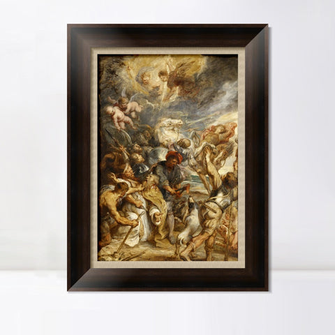 INVIN ART Framed Canvas Art Giclee Print Series#063 by Peter Paul Rubens Wall Art Living Room Home Office Decorations
