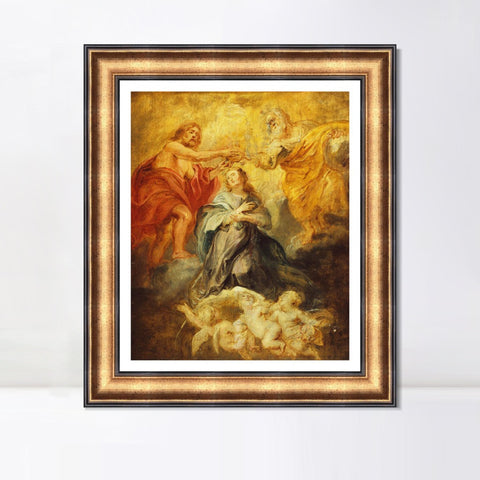 INVIN ART Framed Canvas Art Giclee Print Series#064 by Peter Paul Rubens Wall Art Living Room Home Office Decorations