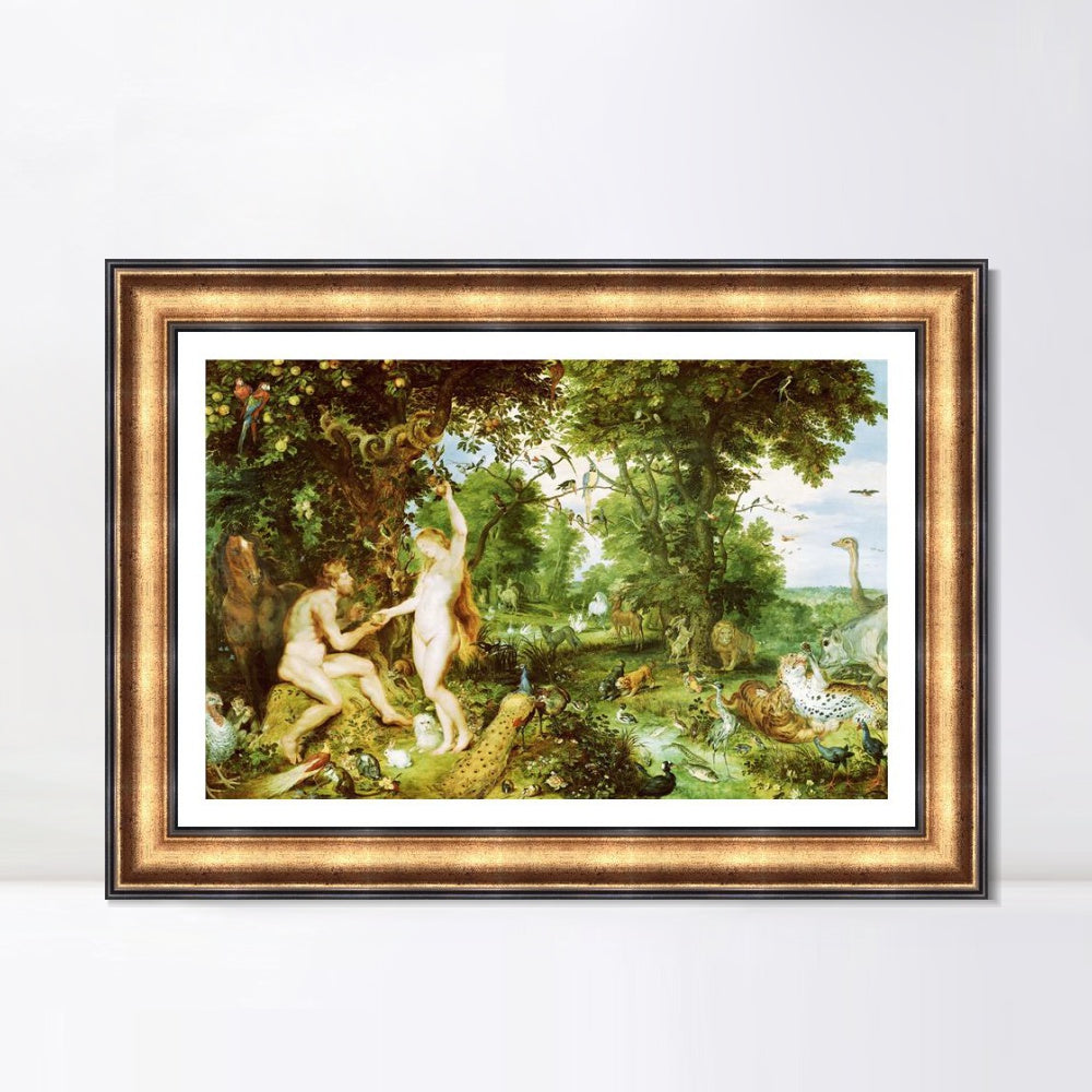INVIN ART Framed Canvas Art Giclee Print Series#065 by Peter Paul Rubens Wall Art