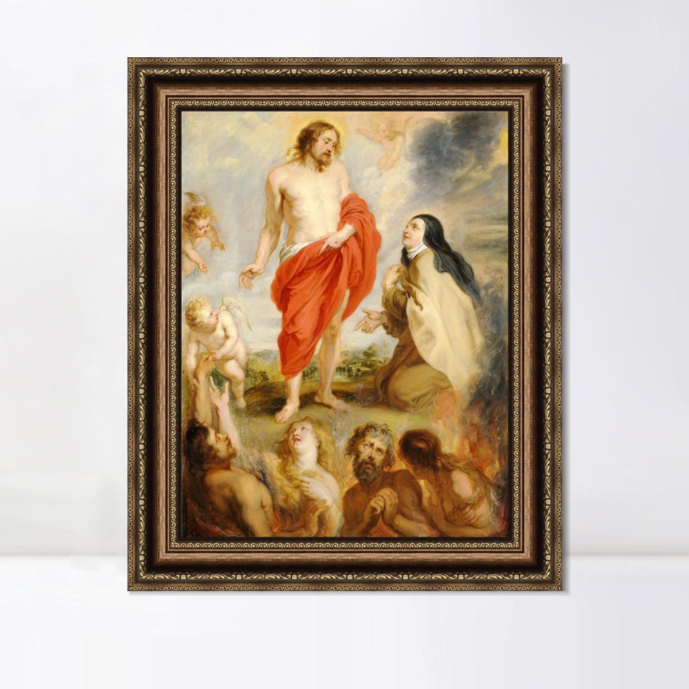 INVIN ART Framed Canvas Art Giclee Print Series#066 by Peter Paul Rubens Wall Art
