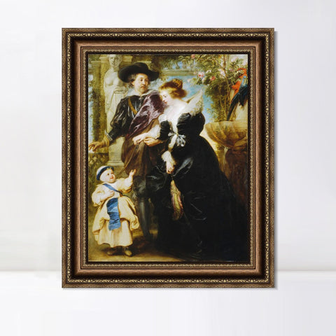 INVIN ART Framed Canvas Art Giclee Print Series#068 by Peter Paul Rubens Wall Art Living Room Home Office Decorations
