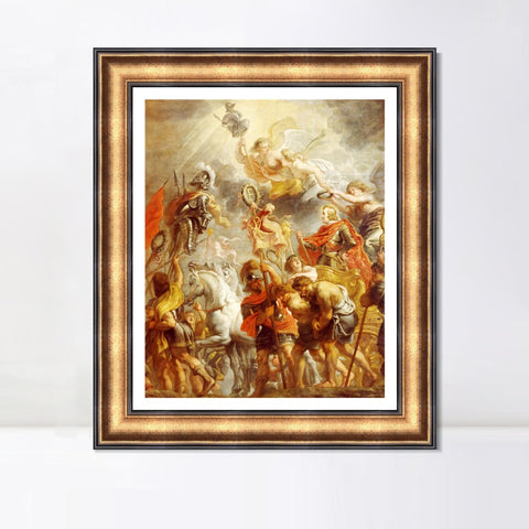 INVIN ART Framed Canvas Art Giclee Print Series#070 by Peter Paul Rubens Wall Art Living Room Home Office Decorations