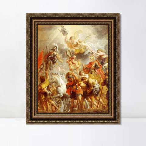 INVIN ART Framed Canvas Art Giclee Print Series#070 by Peter Paul Rubens Wall Art Living Room Home Office Decorations