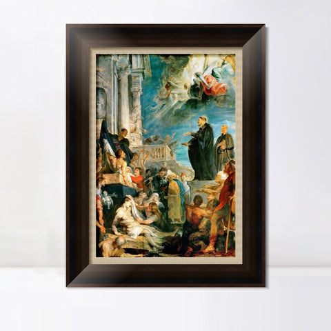 INVIN ART Framed Canvas Art Giclee Print Series#071 by Peter Paul Rubens Wall Art Living Room Home Office Decorations