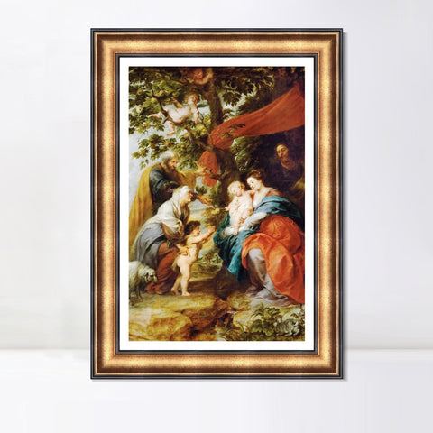 INVIN ART Framed Canvas Art Giclee Print Series#072 by Peter Paul Rubens Wall Art Living Room Home Office Decorations