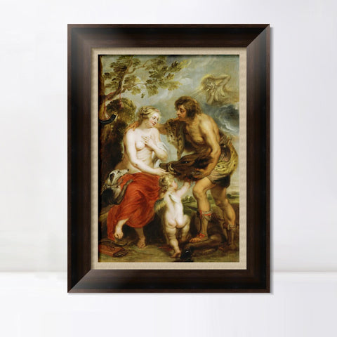INVIN ART Framed Canvas Art Giclee Print Series#073 by Peter Paul Rubens Wall Art Living Room Home Office Decorations