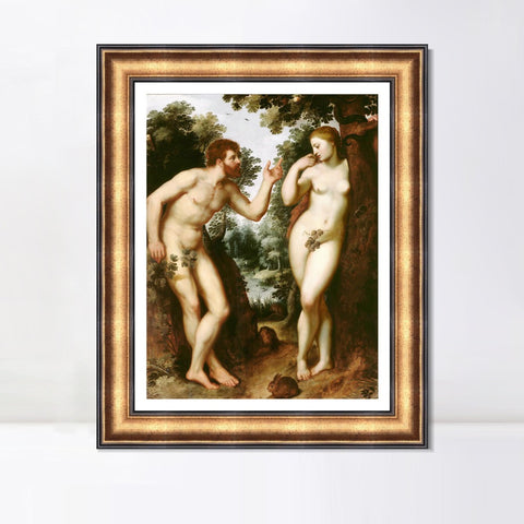 INVIN ART Framed Canvas Art Giclee Print Series#075 by Peter Paul Rubens Wall Art Living Room Home Office Decorations