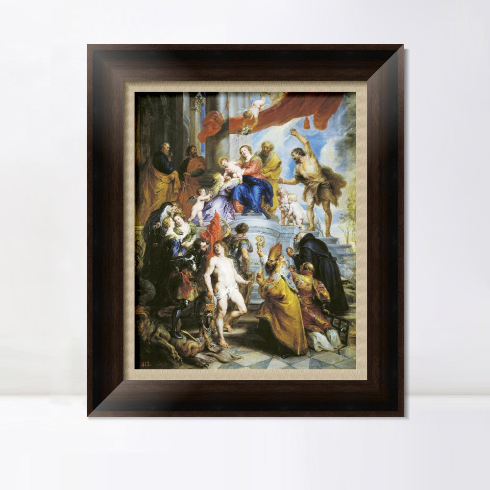 INVIN ART Framed Canvas Art Giclee Print Series#077 by Peter Paul Rubens Wall Art