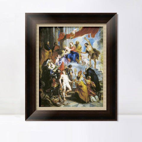 INVIN ART Framed Canvas Art Giclee Print Series#077 by Peter Paul Rubens Wall Art Living Room Home Office Decorations
