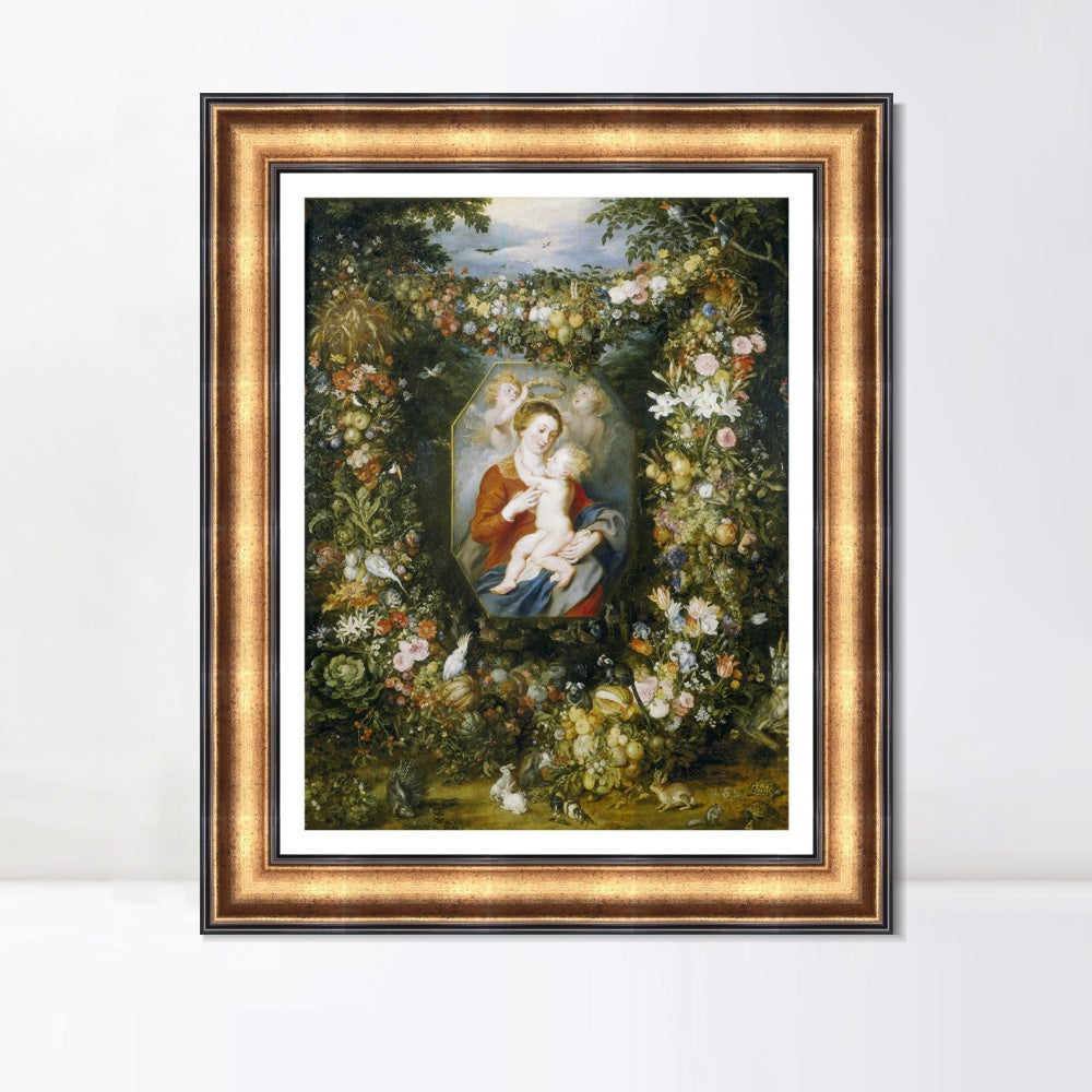 INVIN ART Framed Canvas Art Giclee Print Series#078 by Peter Paul Rubens Wall Art