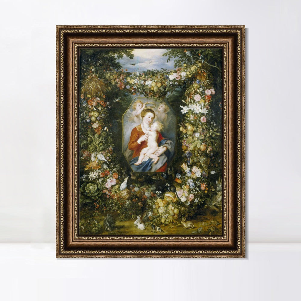 INVIN ART Framed Canvas Art Giclee Print Series#078 by Peter Paul Rubens Wall Art