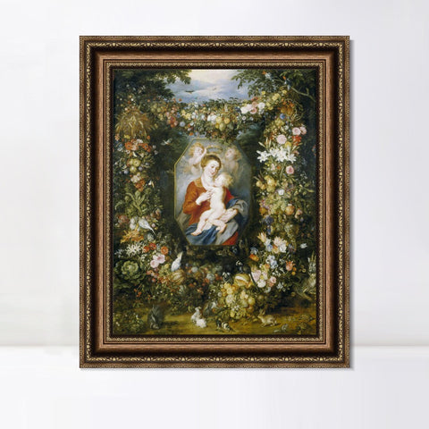 INVIN ART Framed Canvas Art Giclee Print Series#078 by Peter Paul Rubens Wall Art Living Room Home Office Decorations