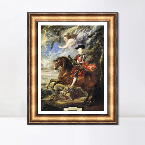 INVIN ART Framed Canvas Art Giclee Print Series#081 by Peter Paul Rubens Wall Art Living Room Home Office Decorations