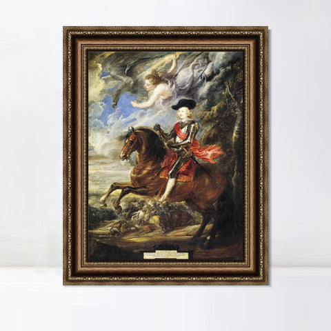 INVIN ART Framed Canvas Art Giclee Print Series#081 by Peter Paul Rubens Wall Art Living Room Home Office Decorations