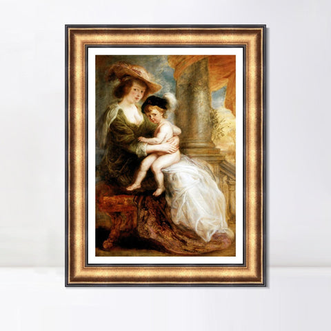 INVIN ART Framed Canvas Art Giclee Print Series#082 by Peter Paul Rubens Wall Art Living Room Home Office Decorations