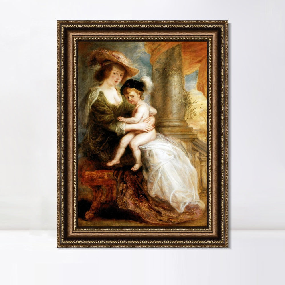 INVIN ART Framed Canvas Art Giclee Print Series#082 by Peter Paul Rubens Wall Art