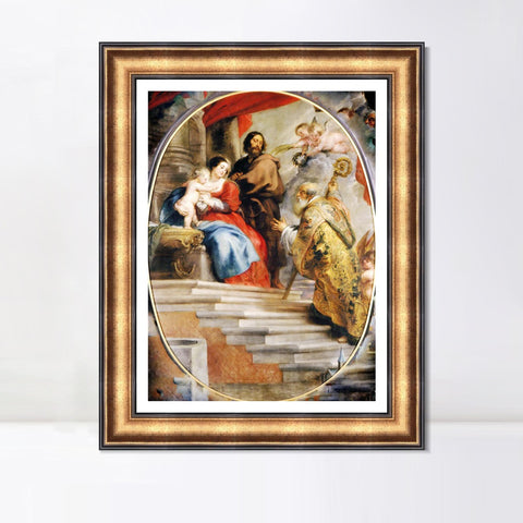 INVIN ART Framed Canvas Art Giclee Print Series#087 by Peter Paul Rubens Wall Art Living Room Home Office Decorations